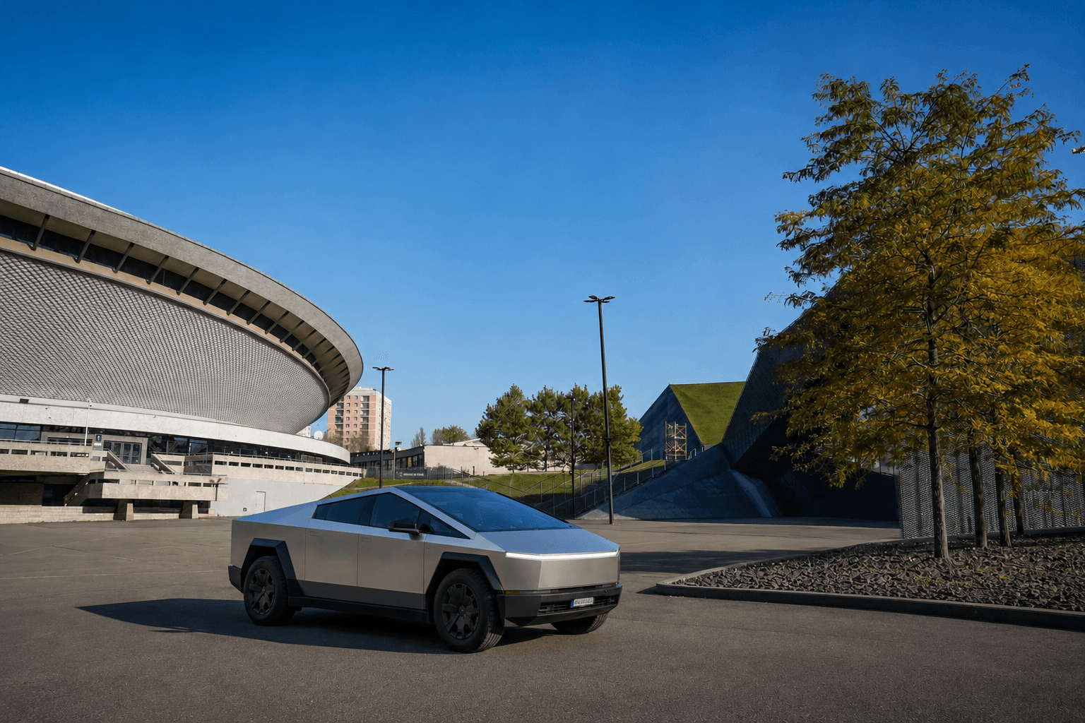 Tesla Cybertruck w Katowicach